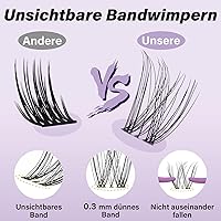 B&Qaugen Venus Lash Clusters 144 PCS (8–16 mm) — Bild 4