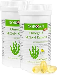 NORSAN Premium Omega 3 Vegan Kapseln 2x80 Test & Bewertung