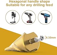 Flintronic HSS Stufenbohrer Set 3-tlg (4–12/4–20/4–32 mm) — Bild 5