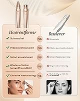 bissuuy BZ-202B 2-in-1 Augenbrauen- und Gesichtshaarentferner — Bild 3