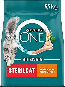 Purina One Bifensis Sterilcat Trockenfutter Huhn 5,7 kg Test & Bewertung