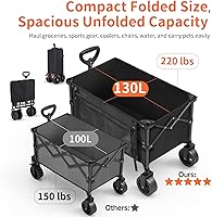 BELEEV Bollerwagen Faltbar XXL — Bild 4