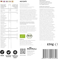 RheinNatur Bio Flohsamenschalen Kapseln 450 Stk — Bild 6