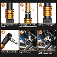 SS Shovan BS-33 Drehmomentschlüssel-Set 1/4″ 3-25 Nm — Bild 7