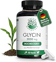 Green Naturals Glycin Kapseln 2000 mg 180 Kapseln — Bild 1