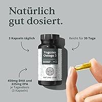 Nature Love Omega 3 vegan Algenöl 90 Kapseln — Bild 4