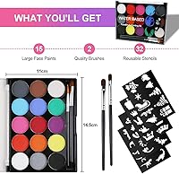 URAQT Kinderschminke Set 15 Farben — Bild 3