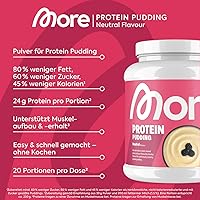 MORE NUTRITION Protein Pudding Neutral 600g — Bild 3