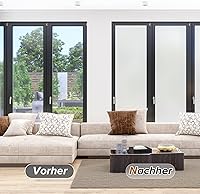 rabbitgoo Sichtschutzfolie Milchglas 44,5 x 200 cm — Bild 7