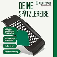 Fackelmann Chefkoch Spätzlereibe mit Schaber — Bild 2