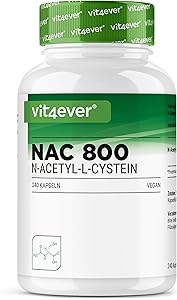 Vit4ever NAC N-Acetyl-L-Cystein 800 mg 240 Kapseln Test & Bewertung