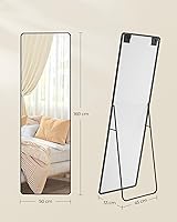 SONGMICS LFM030B01 Standspiegel 160x50 cm — Bild 5