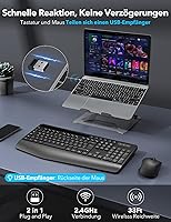 SABLUTE KB213 Tastatur-Maus-Set kabellos — Bild 4