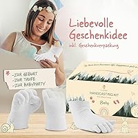 SOULBABY Gipsabdruck-Set Baby Hand und Fuß (4 Abdrücke) — Bild 6
