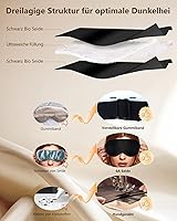 Aosun Schlafmaske Seide — Bild 5