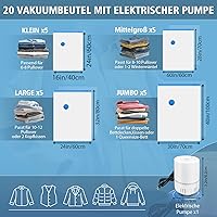 NATNAV Vakuumbeutel 20er-Set mit Elektrischer Luftpumpe — Bild 6