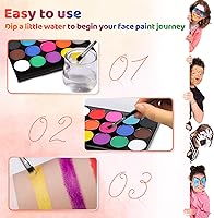 Janolia Gesichtsfarbe Set 15 Farben — Bild 9