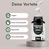 Bloom Naturals Calcium Tabletten 800mg (200 Stück) — Bild 4