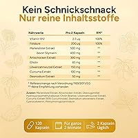 NaroVital Leber Plus Mariendistel Kapseln 120 Stück — Bild 4