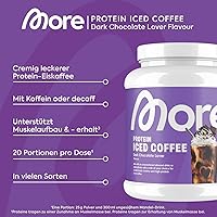 MORE NUTRITION Protein Iced Coffee Dark Chocolate Lover 500g — Bild 3