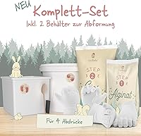 SOULBABY Gipsabdruck-Set Baby Hand und Fuß (4 Abdrücke) — Bild 3