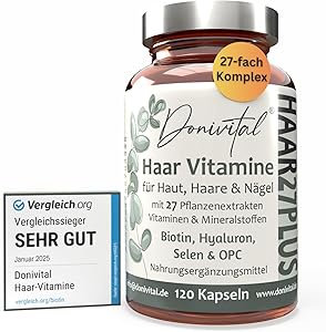 Donivital Haar-Vitamine 120 Kapseln Test & Bewertung