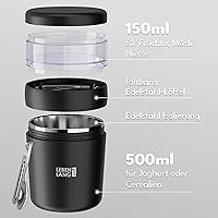 LEBENLANG Müslibecher To Go 650ml — Bild 3