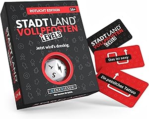 DENKRIESEN Stadt Land Vollpfosten Levels Rotlicht Edition Test & Bewertung