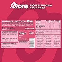 MORE NUTRITION Protein Pudding Neutral 600g — Bild 4