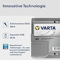 VARTA Silver Dynamic AGM A6 80Ah — Bild 5