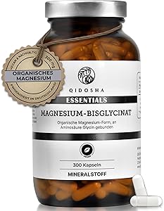 QIDOSHA Magnesium Bisglycinat 300 Kapseln Test & Bewertung