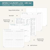 BEZEND Taschenkalender 2026 A6 — Bild 5