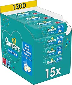 Pampers Fresh Clean Feuchttücher 1200er-Pack Test & Bewertung