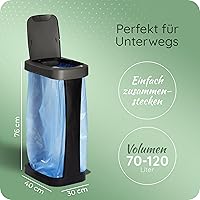 Novaliv Müllsackständer 120L mit Deckel — Bild 4