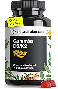 natural elements Vitamin D3 K2 Gummies Kids 120 Stück Test & Bewertung