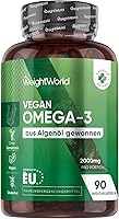 WeightWorld Vegan Omega 3 Algenöl 90 Kapseln — Bild 1