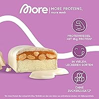 MORE NUTRITION Protein Bar White Chocolate Peanut Caramel 10er — Bild 2