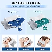 FAIORD Ergonomisches Memory-Foam-Nackenkissen 64x39 cm — Bild 2