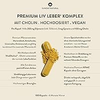 Sunday Natural Mariendistel Artischocke Löwenzahn Komplex 180 Kapseln — Bild 2