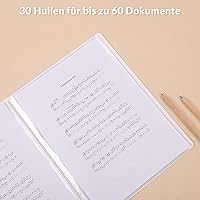 SKYDUE Zeugnismappe A4 30 Hüllen — Bild 5