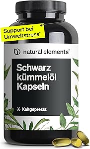 natural elements Schwarzkümmelöl 400 Kapseln Test & Bewertung