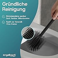 Engelbach EB61478 Silikon-Klobürste mit Edelstahlhalter — Bild 3