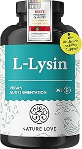 Nature Love L-Lysin 365 Kapseln Test & Bewertung