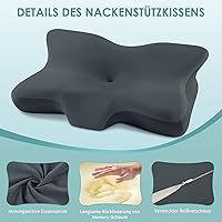 Silkena Memory Foam Ergonomisches Nackenkissen — Bild 5