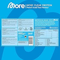 MORE NUTRITION Clear Protein Peach Iced Tea 600 g — Bild 4