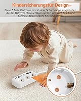 ROOTOMA 6188 Steckdosenleiste 3-fach 4 USB — Bild 7