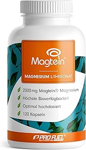ProFuel Magnesium L-Threonat Magtein 2000 mg 120 Kapseln Test & Bewertung