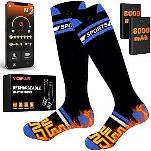 VICEPLUS RTX-DR08L Beheizbare Socken 8000 mAh Test & Bewertung