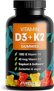 ProFuel Vitamin D3 + K2 Gummies 60er Test & Bewertung