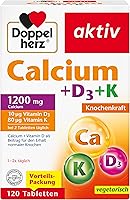 Doppelherz Calcium + Vitamin D3 + Vitamin K, 120 Tabletten — Bild 1